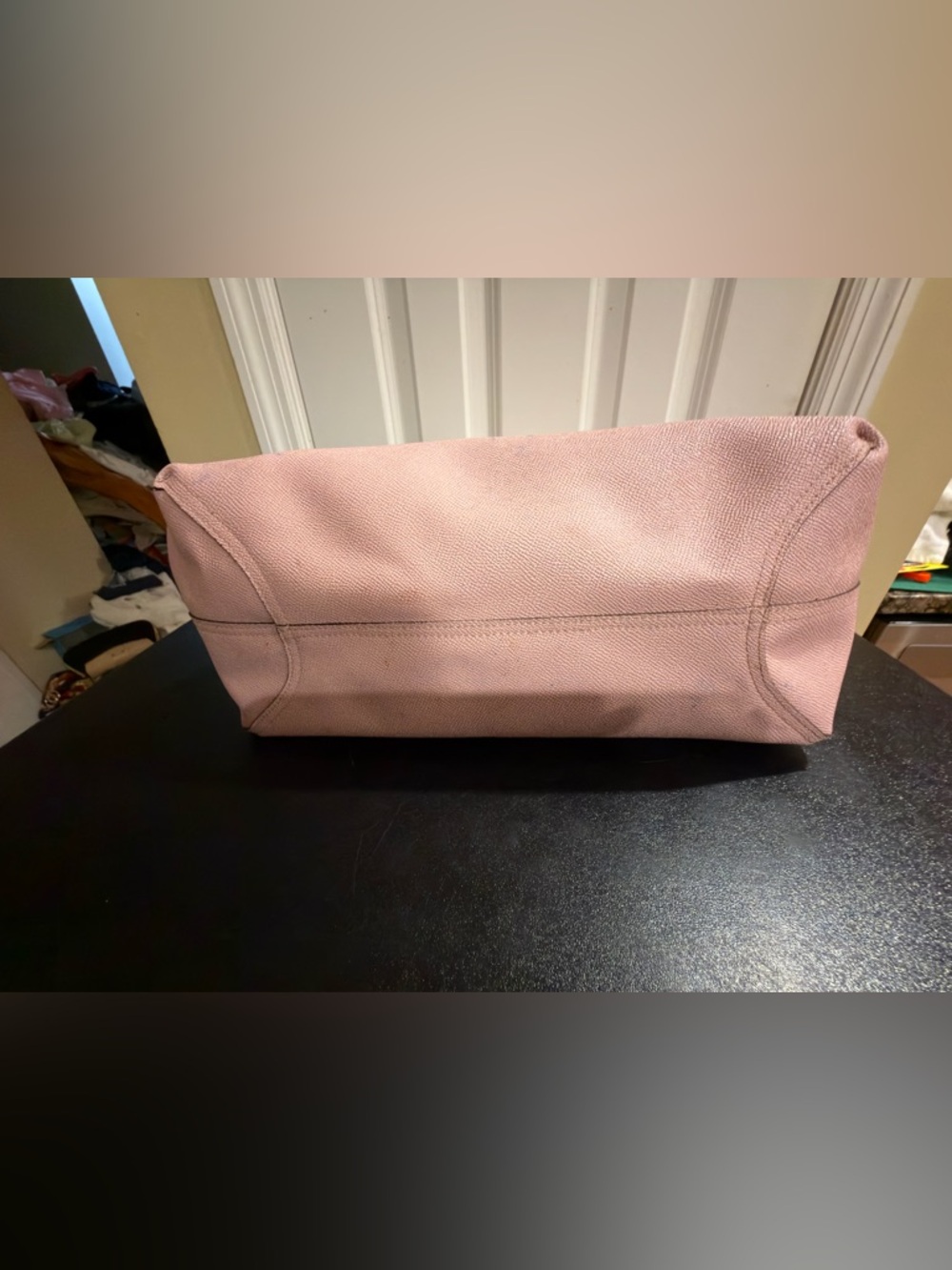 Coach Signature Beige and Pink reversible Tote Bag F36658 with pouch - Picture 6 of 13